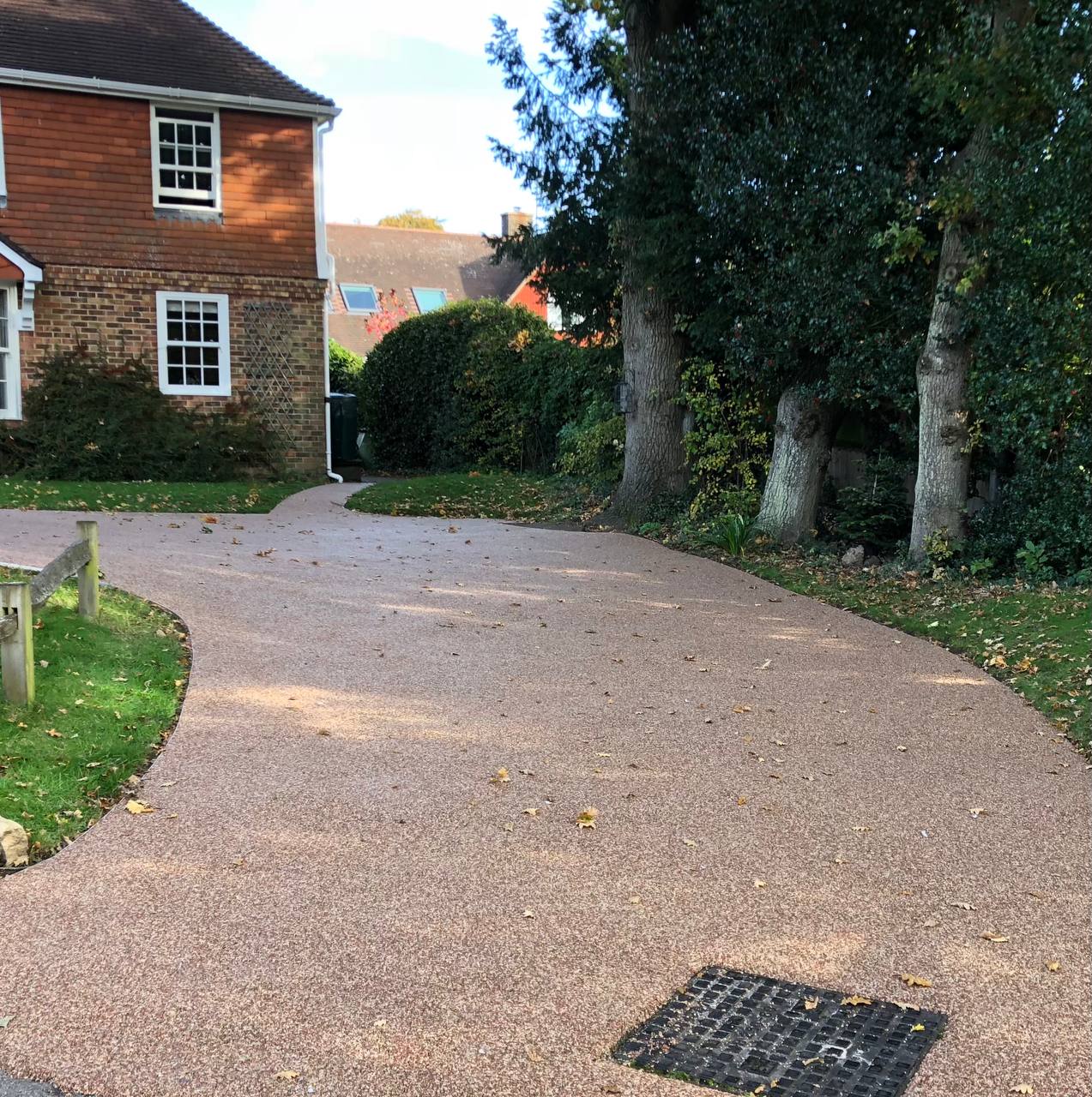 This is a photo of a Resin bound driveway carried out in a district of Stockport. All works done by Stockport Resin Driveways Solutions