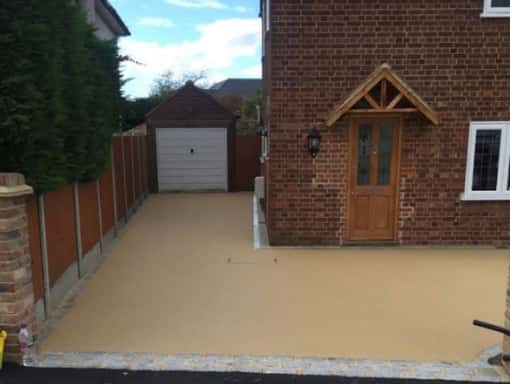 This is a photo of a Resin bound drive carried out in a district of Stockport. All works done by Stockport Resin Driveways Solutions